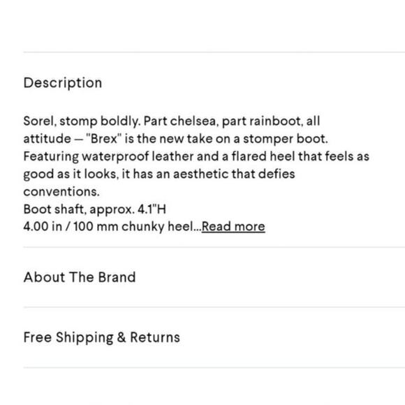 Sorel Brex Leather Chelsea Ankle Boots in Black/White, sz 6.5 - Picture 15 of 15